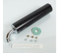 Silencieux D Échappement Doppler Pour Scooter Mbk 50 Nitro Doppler S3r Noir Neuf