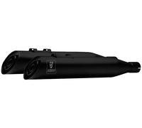 Mivv 2 Slip-on Hr-1 Black Harley Davidson Road Glide/king/street 2017-26 Homologated Full Line System Noir Homologated
