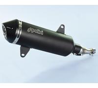 Polini Yamaha X-max 300 2017-2020 Homologated Muffler Argenté Homologated