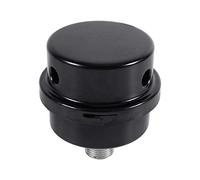 Silencieux de Filtre de Compresseur d'air,Akozon 3/8"16mm Métal noir Filtre Silencieux pour Compresseur d'Air