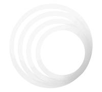 Silencieux De Kit De Batterie De 4 Pièces - Silencieux D'anneau De Caisse | Pour Batteries De 10, 12, 14 Et 16 | Anneaux De Contrôle D'Harmonique, Améliore Les Bas