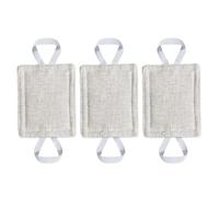 Silencieux de porte de couleur naturelle Cache-serrure de porte rembourrés pour un environnement calme Paquet de sécurité pour bébé 3 pièces