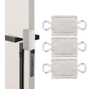 Silencieux de porte - Silencieux de poignée de porte | Ensemble de loquets silencieux | Coussin de verrouillage rembourré 3 pièces, protection antibruit sans perçage pour la sécurité de la maternelle