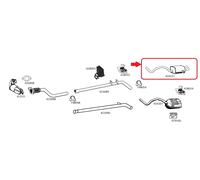 Silencieux de Pot d'échappement Renault Senic II Megane II 1.5 dCi