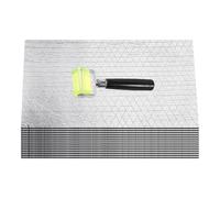 Silencieux de voiture - Mousse isolante auto-adhésive - Tampon absorbant les vibrations - Tapis de barrière thermique - Absorbeur de bruit de voiture - Porte de sol de voiture - Isolation acoustique