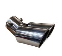 Silencieux de voiture Silencieux d'échappement universels à Double sortie, Version épaisse, systèmes de Modification voiture, accessoires décoration tuyaux Silencieux Droit(Style7)