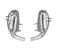 Silencieux d'échappement à valves DANSK Super Sound en inox pour Porsche 911 type 996 Carrera (1998-2005) - style origine