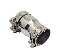 Silencieux D'échappement Accessoires Universels Voiture, Adaptateur Réducteur Tuyau D'échappement en Acier Inoxydable, Silencieux D'échappement Moto, Tuyau Soudé Embout Echappement(I.D 51MM-48MM)