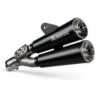 SILENCIEUX D'ÉCHAPPEMENT AKRAPOVIC NOIR EN ACIER INOXYDABLE POUR BMW R 12 NINE-