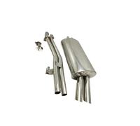 Silencieux D'échappement Arrière En Acier Inoxydable De 2 Pouces Pour E30 325ic 325ix 325is 1989 1990 1991 HETEVSCCK