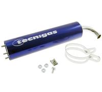 Silencieux d'échappement Bleu pour qtre gaz Next/tek