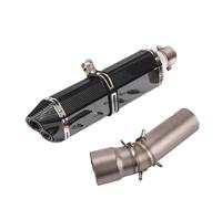 Silencieux d'échappement Central de Moto Convient pour F800GS F800Gt F800R F650GS F700GS 2009-2016, Section Centrale D'échappement De Moto, Bielle 51 Mm, Silencieux DB Killer(F)