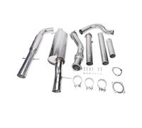 Silencieux D'éChappement Collecteur D'échappement Course Pour VW Pour Golf Pour GTi Pour Jetta MK4 99-04 1,8 L 3" Turbo Back Exhaust Catback 1,8 TW/Downpipe En Acier