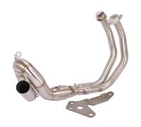 Silencieux D'échappement Complet pour Moto, Système, pour Mt-07, pour Fz-07, pour Xsr700 R7, Tuyau De Liaison Avant Modifié, Tube en Carbone D'échappement Tuyaux