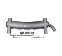 Silencieux d'échappement DANSK sport type RSR en acier peint pour Porsche 911 type F et G (1965-1975)