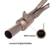 Silencieux D'échappement De Moto À Enfiler en Acier Inoxydable pour Mac BOR Montana XR5