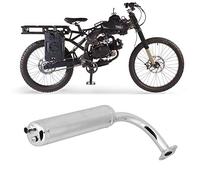 Silencieux D'échappement de Tuyau， Silencieux D'échappement de Moto sans Lacet， Pot D'échappement Universel pour Silencieux pour Moteur de Vélo électrique