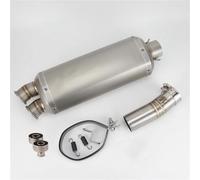 Silencieux D'échappement Double Sortie pour CRF1100 CRF1100L Africa Twin 2020 2021 2022 Pot échappement(Argent,X-2)