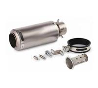 Silencieux d'échappement Échappement moto inox silencieux échappement en fibre de carbone universel 51/60mm avec DB Killer pour z900 R3 R25 MT07 MT09 R1 Z400 Z650(Type B2 60mm)