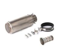 Silencieux d'échappement Échappement moto inox silencieux échappement en fibre de carbone universel 51/60mm avec DB Killer pour z900 R3 R25 MT07 MT09 R1 Z400 Z650(Type C2 60mm)