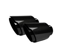 Silencieux D'échappement Embout De Silencieux D'échappement Universel en Fibre De Carbone Et Acier Inoxydable pour Voiture Tuyau D'Échappement(60mm-76mm)