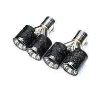 Silencieux D'éChappement Embout D'échappement Universel En Fibre De Carbone Forgée Pour BMW 1 Paire(ID63MM)