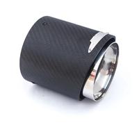 Silencieux d'échappement en carbone for voiture, installation de fixations à pression, compatible avec MINI Cooper JCW 85-105F 72-95R(Matte Black)