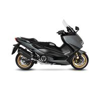 LeoVince Échappement LV-12 Black Edition Yamaha T‑Max 560/Tech Max 20-22 Inox/Carbone Homologué