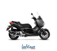 Silencieux D'Échappement Leovince Noir Yamaha X-Max 125/Iron Max 2018 2019 2020