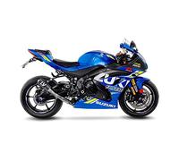 Silencieux d'échappement LeoVince SLIP-ON SBK LV-10, carbone et acier inoxydable, bouchon pour Suzuki GSX-R 1000 / R