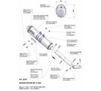 SILENCIEUX D'ECHAPPEMENT LEOVINCE X3 POUR SUZUKI DR 650 SE 96-15 ALUMINIUM