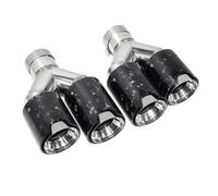 Silencieux D'éChappement Modification Tuyau D'échappement Avec Un En Fibre De Carbone À Quatre Sorties Tête D'échappement De Buse D'embout Silencieux Pour BMW Mperformance(B)