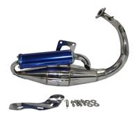 Silencieux D'échappement Modifié pour Moto pour DIO 50 AF18 AF24 AF27 AF28 AF30 Pot D'échappement(Color 4 Stainless)