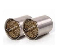 Silencieux d'échappement moto, Kacepar 51mm DB Killer Muffler Baffle, Universal Exhaust Pipe Silencer Noise Canceller, Can Noise Muffler Removable Silencer, 2 Piece
