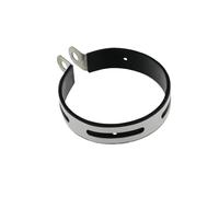 Silencieux D'échappement Moto Support De Silencieux D'échappement en Caoutchouc pour Moto, Pince De Support À Anneau Fixe Matériau en Acier Inoxydable 100mm 110-115mm Tuyau D'échappement (Couleur : 1