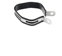 Silencieux D'échappement Moto Support De Tuyau D'échappement Hexagonal en Carbone pour Moto 130mm X 105mm 110mm X 80mm Clip De Fixation, Support De Silencieux Bande Suspension Tuyau D'échappement (Co