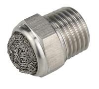 Silencieux d'échappement pneumatique mâle M5 1/8", 1/4", 3/8", 1/2" -2" BSP NPT en acier inoxydable 304, raccord for filtre antibruit(BSPT SS304 Nest 1")