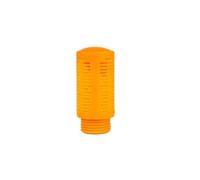 Silencieux d'échappement pneumatique silencieux d'air en plastique 1/8 1/4 1/2 filetage externe absorbant le bruit cartouche filtrante générateur de vide silencieux (Color : Yellow04)