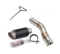 Silencieux D'échappement Pot d'échappement intermédiaire pour moto pour GSXR1000/K6, silencieux adaptable, compatible pour GSXR 1000/K3/K4/K5 (2003-2006)