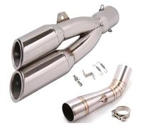 Silencieux D'échappement Pour B&enelli 502C Trk502C Moto Système Silencieux Modifié Liaison Silencieux Amovible Db Killer Échappement Tuyau(A)