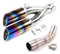 Silencieux D'échappement Pour B&enelli 502C Trk502C Moto Système Silencieux Modifié Liaison Silencieux Amovible Db Killer Échappement Tuyau(B)