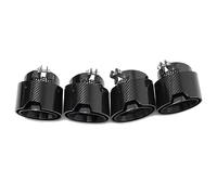 Silencieux D'échappement Pour BMW M2 M3 M4 G80 Performance Système D'échappement Tuyaux Silencieux Pointe Buse 4 PC/lot Embouts En Fiber Carbone Embout D'échappement Voiture(Carbon Fiber A)