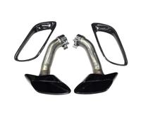 Silencieux D'éChappement Pour BMW X6 E71 2008 2009 2010 2011 2012 2013 Modification Du Tuyau D'échappement Embout Tuyau D'échappement Quadruple Silencieux Bouche Carrée Capot(D)