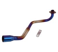 Silencieux D'échappement Pour Grom125 MSX125 Pour Grom MSX 125 125SF MSX125SF M3 Moto Échappement Collecteur Avant Lien 51mm Silencieux Tuyau D'échappement(Blue)