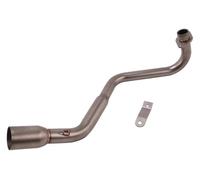 Silencieux D'échappement Pour Grom125 MSX125 Pour Grom MSX 125 125SF MSX125SF M3 Moto Échappement Collecteur Avant Lien 51mm Silencieux Tuyau D'échappement(White)