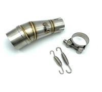 Silencieux D'échappement Pour K&awasaki Z250 Pour Ninja 250 300 2013-2016 Moto Système Slip-On Intermédiaire Liaison Tuyau Échappement Adaptateur