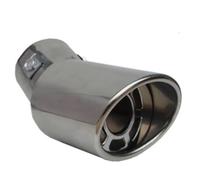 Silencieux D'éChappement Pour Mercedes Pour Benz GL63 GL-Class G65 G550 G350 E300 Voiture Universels Tuyau D'échappement Silencieux Queue Gorge(Brun)