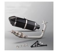 Silencieux d'échappement pour moto Pour Vespa pour Sprint pour Primavera 3V 2014-2024 système d'échappement complet tuyau d'extrémité en Fiber de carbone(TYPE-I)