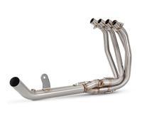 Silencieux d'échappement Pour Ninja ZX4R ZX4RR SE SR 2023 Moto Modifier Le Système D'échappement Complet Échappement Slip On Tuyau De Liaison Avant Connecter Pot d échappement(A)