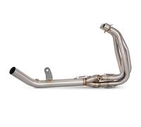 Silencieux d'échappement Pour Ninja ZX4R ZX4RR SE SR 2023 Moto Modifier Le Système D'échappement Complet Échappement Slip On Tuyau De Liaison Avant Connecter Pot d échappement(B)